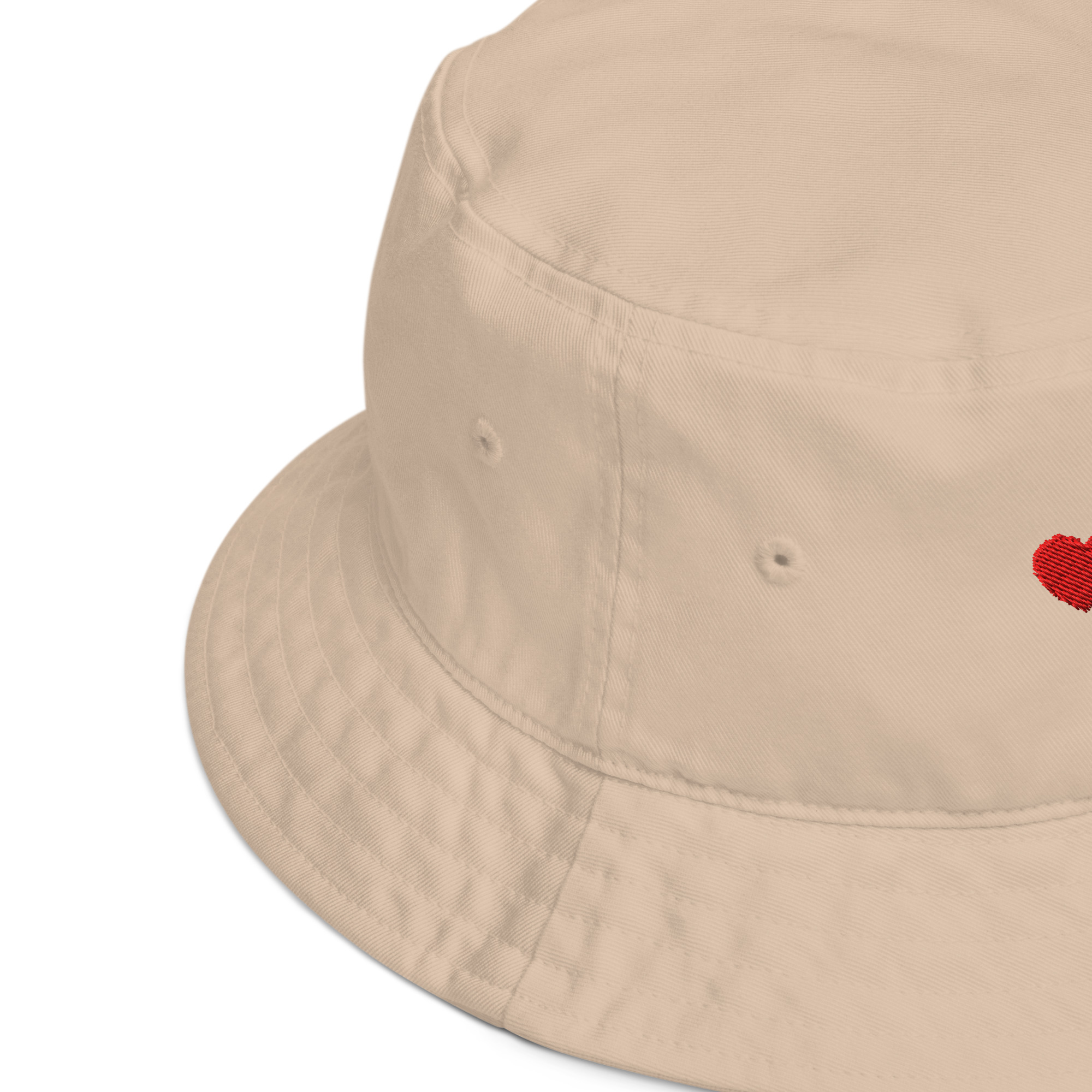 I LOVE TECHNO (Organic Bucket Hat) - Image 2