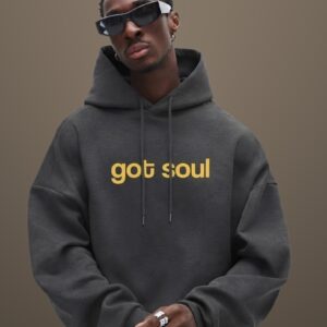 Got Soul Hoodie by SUPERWAPA worn by a model